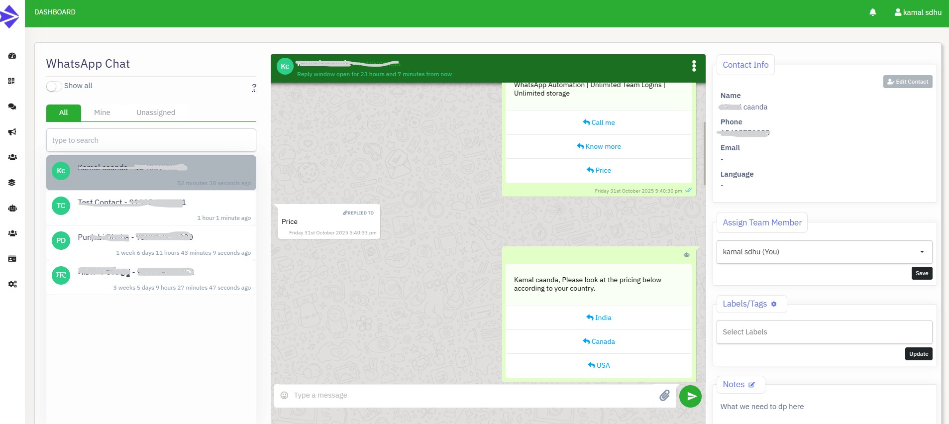 WhatsApp Automation Software